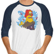 The Little Beerman - 3/4 Sleeve Raglan T-Shirt