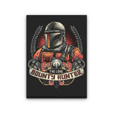 The Lone Bounty Hunter - Canvas Print