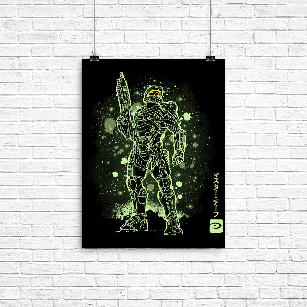 The Master Chief - Poster – Once Upon a Tee