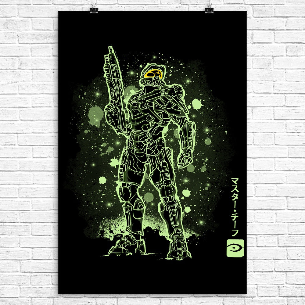 The Master Chief - Poster – Once Upon a Tee