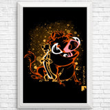 The Meerkat and Warthog - Posters & Prints