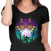 The Moon and the Mask - Women's V-Neck