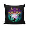 The Moon and the Mask - Throw Pillow