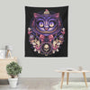 The Mysterious Smile - Wall Tapestry