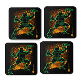 The Nunchaku - Coasters