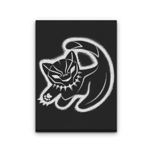 The Panther King - Canvas Print