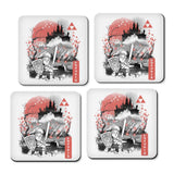 The Past Sumi-e - Coasters
