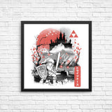 The Past Sumi-e - Posters & Prints