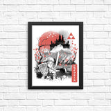 The Past Sumi-e - Posters & Prints