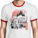 The Past Sumi-e - Ringer T-Shirt