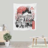 The Past Sumi-e - Wall Tapestry