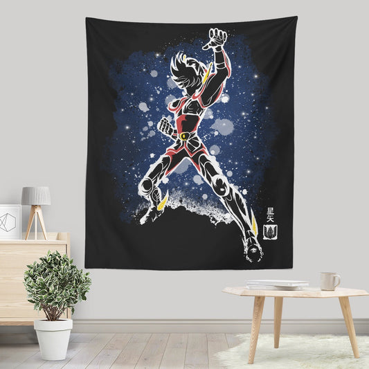 The Pegasus Saint - Wall Tapestry