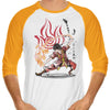 The Power of the Fire Nation - 3/4 Sleeve Raglan T-Shirt