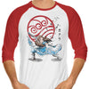 The Power of the Water Tribe - 3/4 Sleeve Raglan T-Shirt