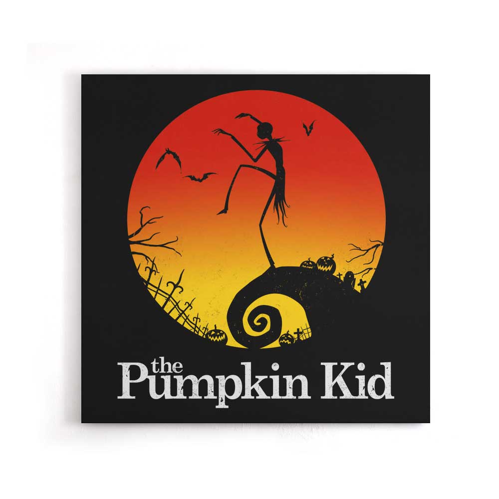 The Pumpkin Kid - Canvas Print