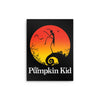 The Pumpkin Kid - Metal Print