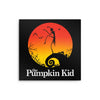 The Pumpkin Kid - Metal Print