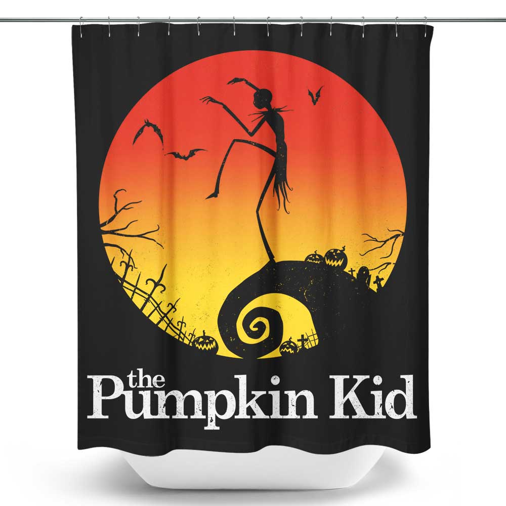 The Pumpkin Kid - Shower Curtain