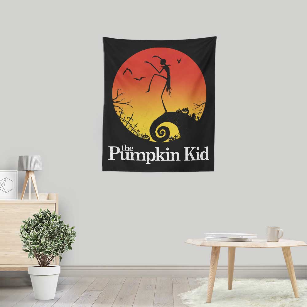 The Pumpkin Kid - Wall Tapestry