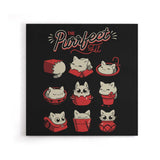 The Purrfect Fit - Canvas Print