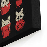 The Purrfect Fit - Canvas Print