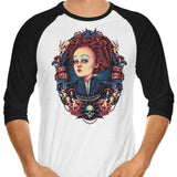 The Queen in Red - 3/4 Sleeve Raglan T-Shirt