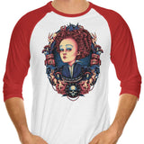 The Queen in Red - 3/4 Sleeve Raglan T-Shirt