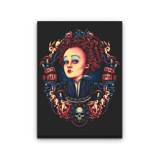 The Queen in Red - Canvas Print