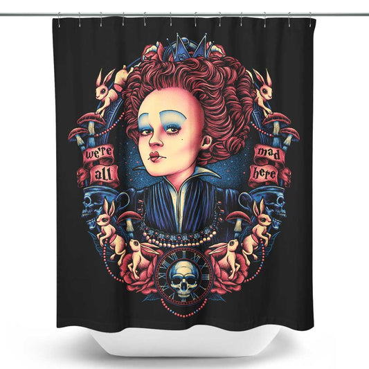 The Queen in Red - Shower Curtain