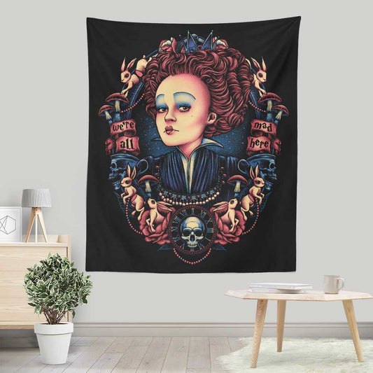 The Queen in Red - Wall Tapestry