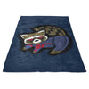 The Raccoon King - Fleece Blanket