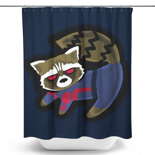 The Raccoon King - Shower Curtain