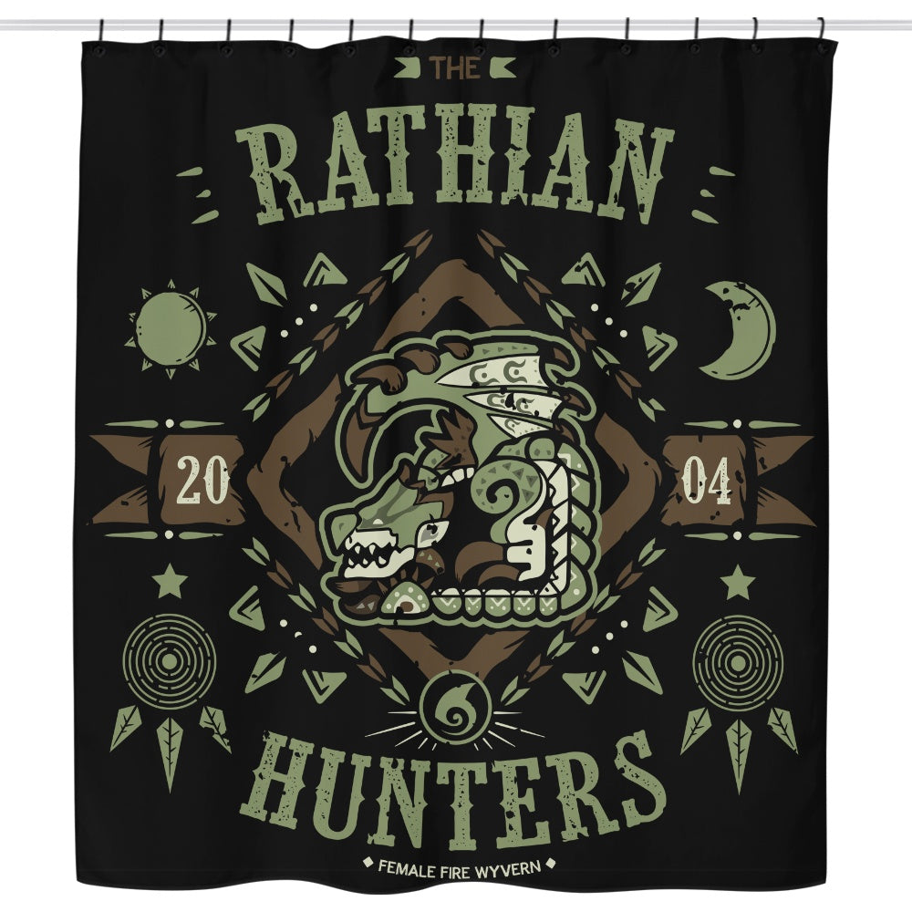 The Rathian Hunters - Shower Curtain