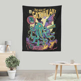 The Rise of Cathulhu - Wall Tapestry