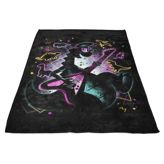 The Rocking Dinosaur - Fleece Blanket