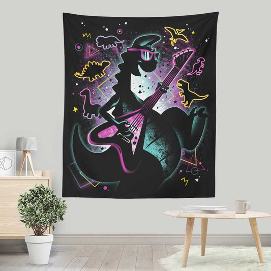 The Rocking Dinosaur - Wall Tapestry