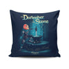 The Saber in the Stone - Throw Pillow