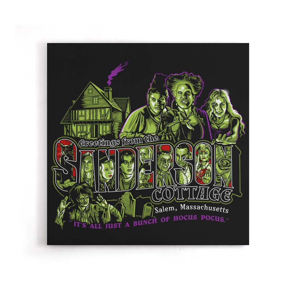 The Sanderson Cottage - Canvas Print