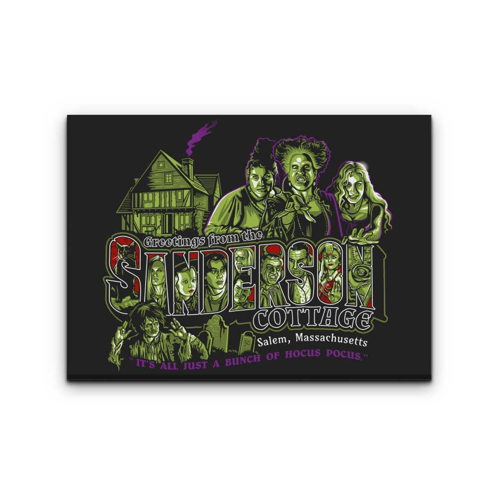 The Sanderson Cottage - Canvas Print