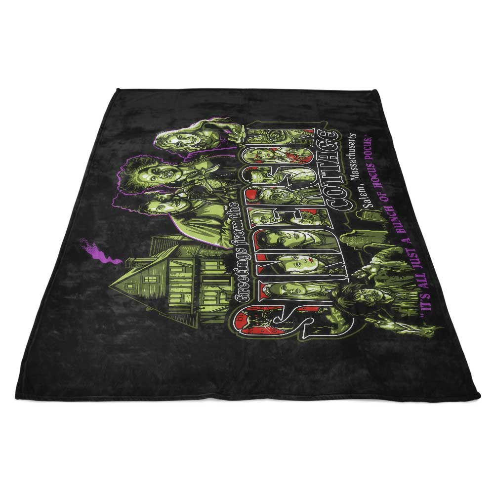 The Sanderson Cottage - Fleece Blanket