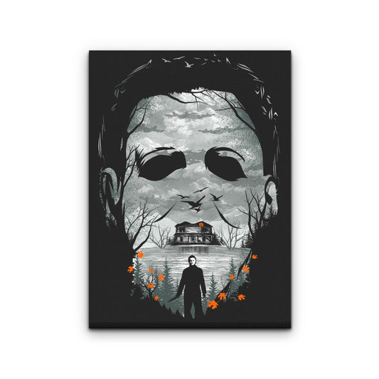 The Shape of Halloween - Canvas Print