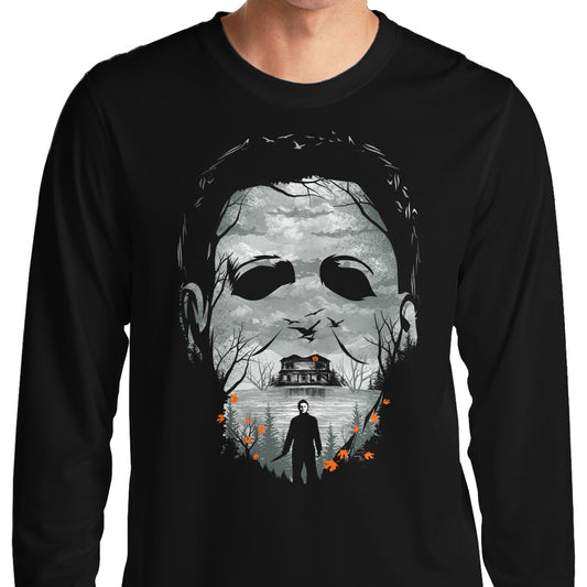 The Shape of Halloween - Long Sleeve T-Shirt