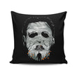 The Shape of Halloween - Throw Pillow