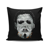 The Shape of Halloween - Throw Pillow