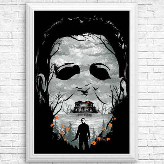 The Shape of Halloween - Posters & Prints