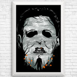The Shape of Halloween - Posters & Prints