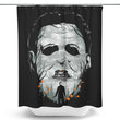 The Shape of Halloween - Shower Curtain