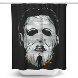 The Shape of Halloween - Shower Curtain