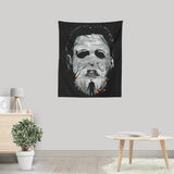 The Shape of Halloween - Wall Tapestry