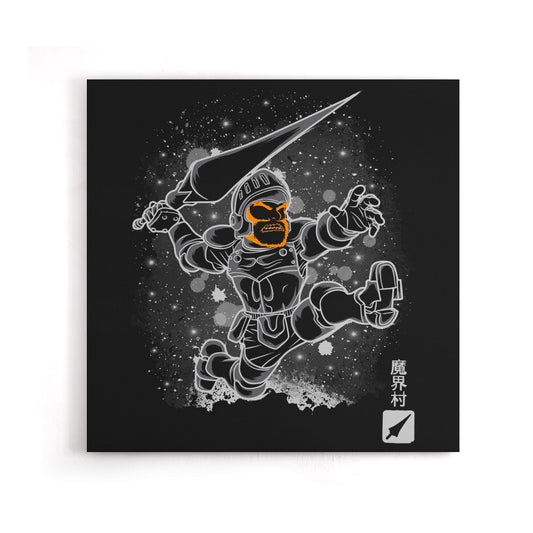 The Silver Knight - Canvas Print